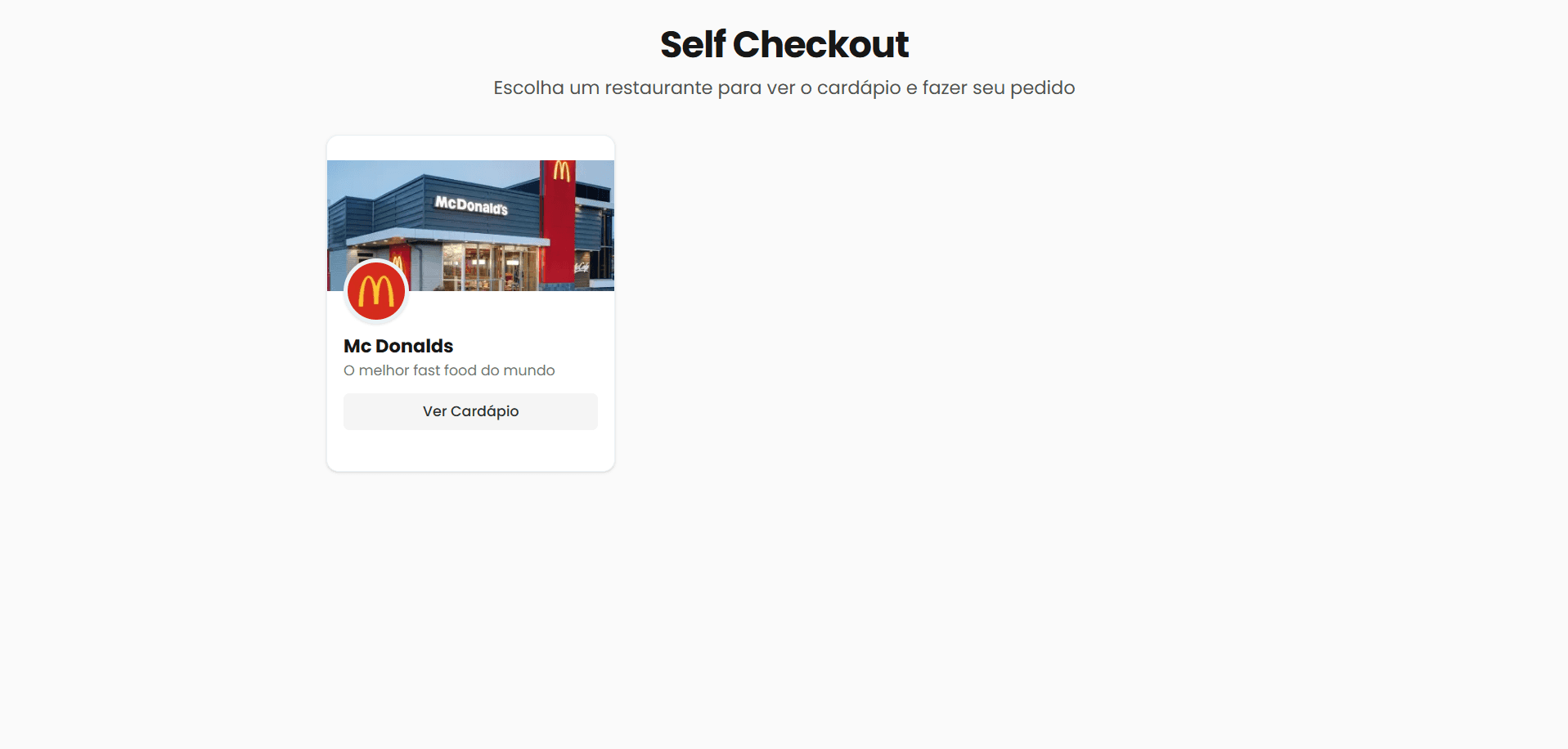 Self Checkout - Imagem 1